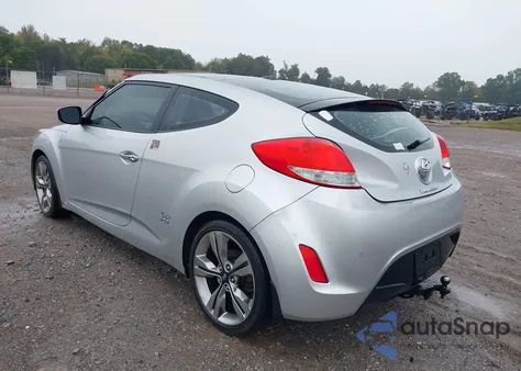 2013 Hyundai Veloster Base W/Black from USA, damaged, VIN KMHTC6AD8DU094583